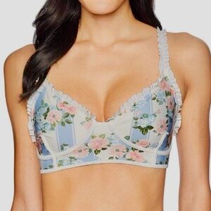 For Love & Lemons Charleston Bikini Top Size M